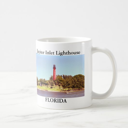 Jupiter-Einlass-Leuchtturm, Florida-Tasse Kaffeetasse (Rechts)