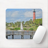 Jupiter-Einlass-Leuchtturm Mousepad (Mit Mouse)
