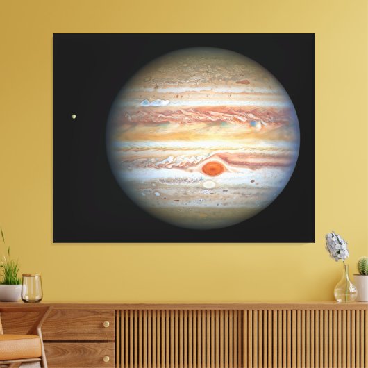 Jupiter & Europa Leinwanddruck (Insitu (Wohnzimmer))