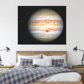 Jupiter & Europa Leinwanddruck (Insitu (Schlafzimmer))