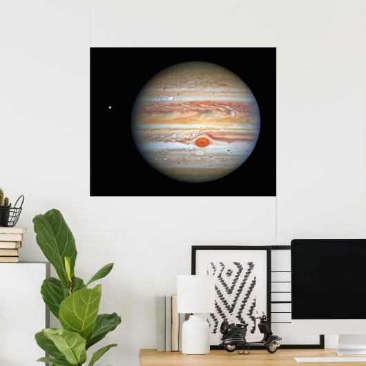 Jupiter & Europa Poster (Heimbüro)