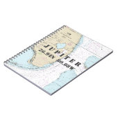 Jupiter FL Breitenlängsdiagramm Notizblock (Linke Seite)