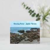 Jupiter Florida BlowRocks fotografisch Postkarte (Stehend Vorderseite)