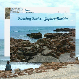 Jupiter Florida BlowRocks fotografisch Postkarte