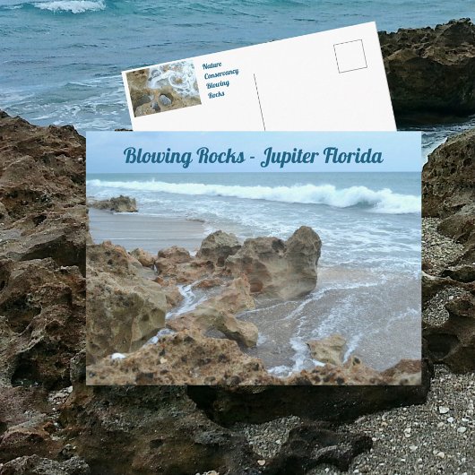 Jupiter Florida BlowRocks fotografisch Postkarte