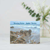 Jupiter Florida BlowRocks fotografisch Postkarte (Stehend Vorderseite)