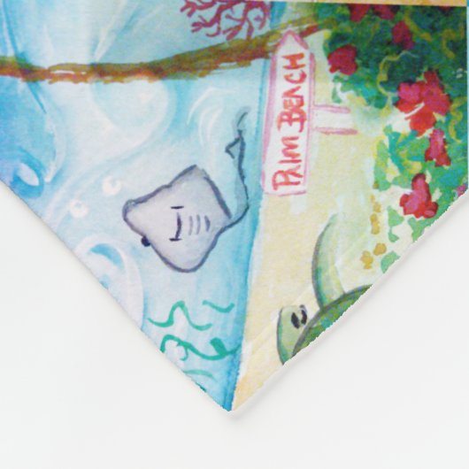 Jupiter Florida-Fleecedecke Fleecedecke (Ecke)