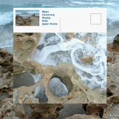 Jupiter Florida Fotografie mit blühenden Rocks Postkarte