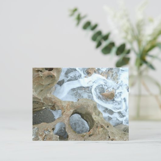 Jupiter Florida Fotografie mit blühenden Rocks Postkarte (Stehend Vorderseite)