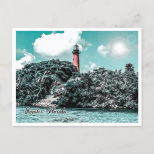 JUPITER FLORIDA - JUPITER INLET LIGHTHOS POSTKARTE