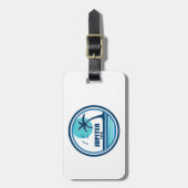 Jupiter Florida Palm Tree Birds Gepäckanhänger (Vorderseite vertikal)