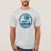 Jupiter Florida Palm Tree Birds T-Shirt (Vorderseite)