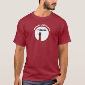 Jupiter Florida Red Lighthouse Fotografie T-Shirt (Vorderseite)