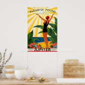 Jupiter Florida Reiseplakat Neu Palm Beach Poster (Küche)