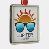 Jupiter Florida Sunglasses Ornament Aus Metall (Rechts)