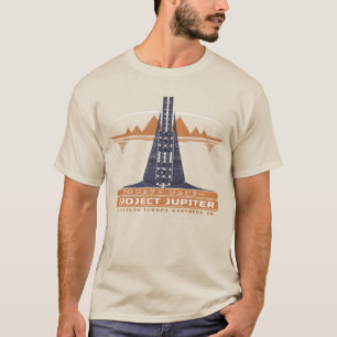 Jupiter für das Projekt Retro Futurism T-Shirt