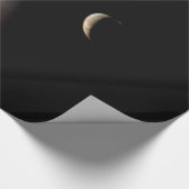 Jupiter Gas Giant Planet & Io Galilean Moon Geschenkpapier (Ecke)