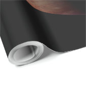 Jupiter Gas Giant Planet & Io Galilean Moon Geschenkpapier (Rolleneckpunkt)