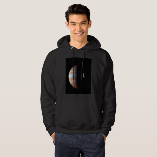 Jupiter Gas Giant Planet & Io Galilean Moon Hoodie (Vorne ganz)