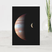 Jupiter Gas Giant Planet & Io Galilean Moon Karte (Vorderseite)