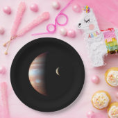 Jupiter Gas Giant Planet & Io Galilean Moon Pappteller (Party)