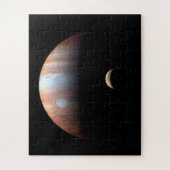 Jupiter Gas Giant Planet & Io Galilean Moon Puzzle (Vertikal)