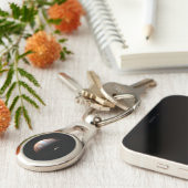 Jupiter Gas Giant Planet & Io Galilean Moon Schlüsselanhänger (Seite)