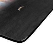 Jupiter Gas Giant Planet & Io Galilean Moon Schneidebrett (Ecke)