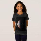 Jupiter Gas Giant Planet & Io Galilean Moon T-Shirt (Vorne ganz)