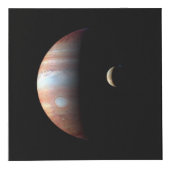 Jupiter Gas Giant Planet & Io Galilean Moon Würfel (Rechts)