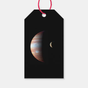 Jupiter Gasriese Planet & Io Galileischer Mond Geschenkanhänger