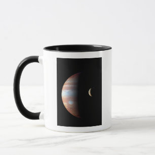 Jupiter Gasriese Planet & Io Galileischer Mond Tasse