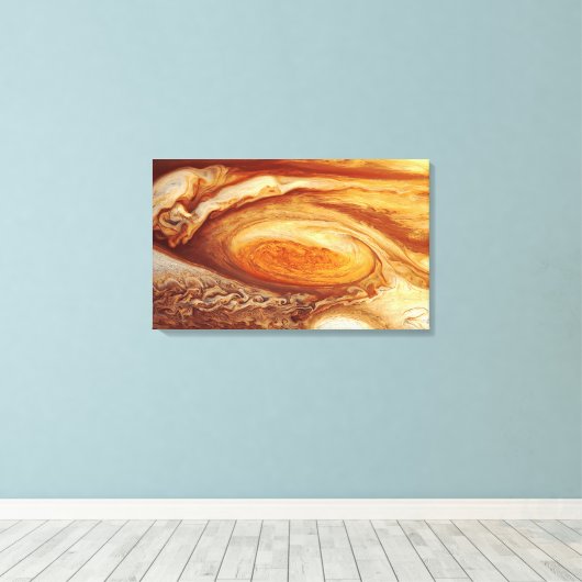 Jupiter "Great Red Spot" 24x16 Leinwand Art (Insitu (Holzboden))
