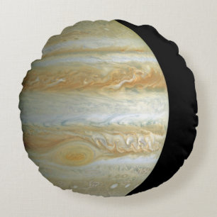 Jupiter Hemisphäre Rundes Kissen
