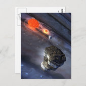 Jupiter Impact Postkarte (Vorne/Hinten)