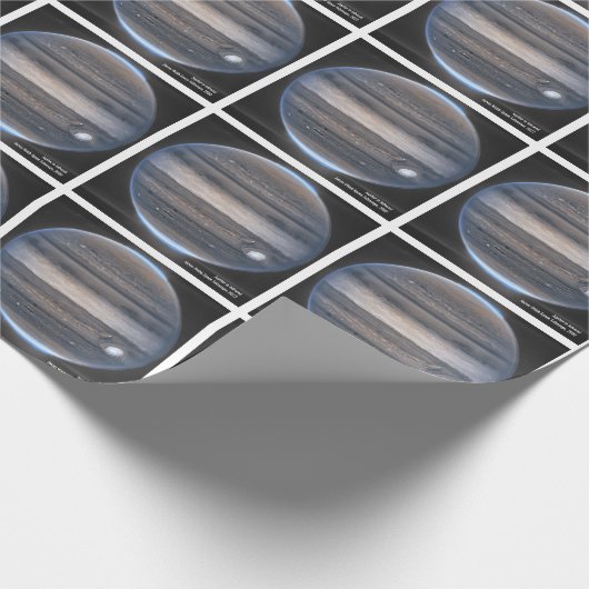 Jupiter in Infrared, James Webb Space Telescope Geschenkpapier (Ecke)