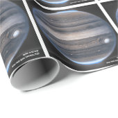 Jupiter in Infrared, James Webb Space Telescope Geschenkpapier (Rolleneckpunkt)