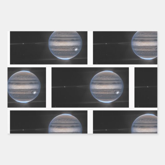 Jupiter in Infrared, James Webb Space Telescope Geschenkpapier Set (Vorderseite 2)