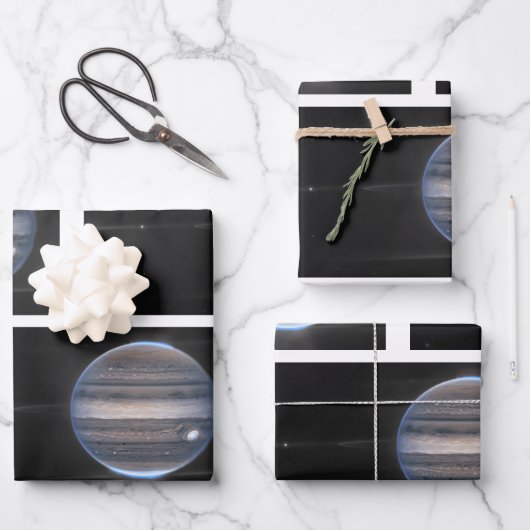 Jupiter in Infrared, James Webb Space Telescope Geschenkpapier Set (Vorderseite)
