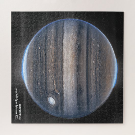 Jupiter in Infrared, James Webb Space Telescope Puzzle (Horizontal)