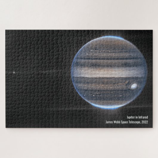 Jupiter in Infrared, James Webb Space Telescope Puzzle (Horizontal)