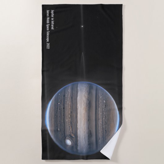 Jupiter in Infrared, James Webb Space Telescope Strandtuch (Vorderseite)