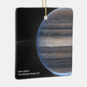 Jupiter in Infrared Webb Space Telescope Weihnacht Keramikornament (Rechts)