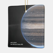Jupiter in Infrared Webb Space Telescope Weihnacht Keramikornament (Links)