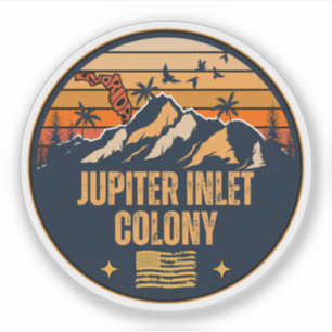 Jupiter Inlet Colony, Florida Aufkleber