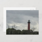Jupiter Inlet Light, Florida Postkarte (Vorne/Hinten)