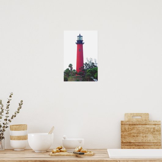 JUPITER INLET LIGHT POSTER (Küche)