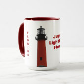 Jupiter Inlet Lighthouse Florida Fotografie Tasse (Vorderseite Links)