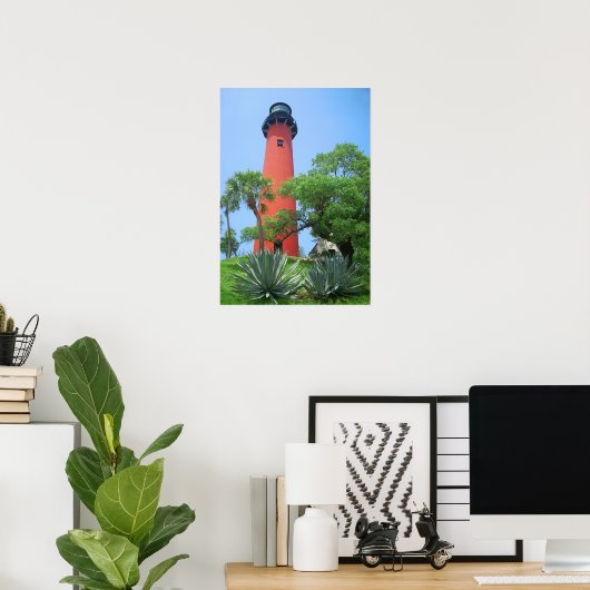 Jupiter Inlet Lighthouse, Florida Poster (Heimbüro)
