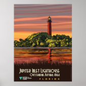 Jupiter Inlet Lighthouse Florida Poster (Vorne)